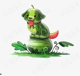 小狗吃瓜素材视频下载